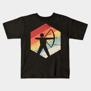 Retro Vintage Bow Archery Kids T-Shirt